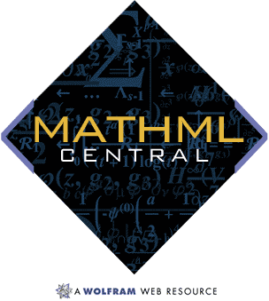 MathML Central - A Wolfram Web Resource